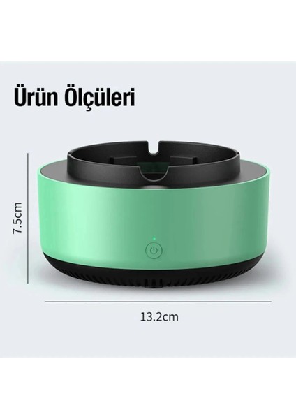 Dumanı Içine Çeken Kül Tablası Kokuyu Hapseden Küllük Akıllı Kül Tablası Kokusuz Küllü fırsatları