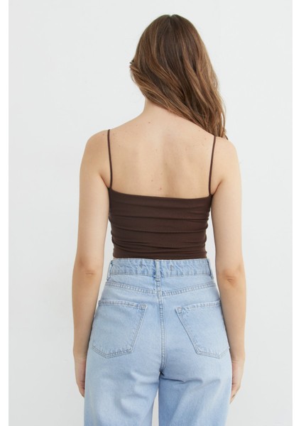 Basic Ip Askılı Kaplı Büstiyer