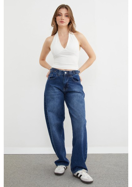 Beli Tokalı Baggy Jean fiyatları