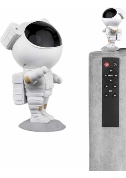 Gece Lambası Astronot Bluetooth Hoparlörlü Galaksi Işık Projektörü modelleri