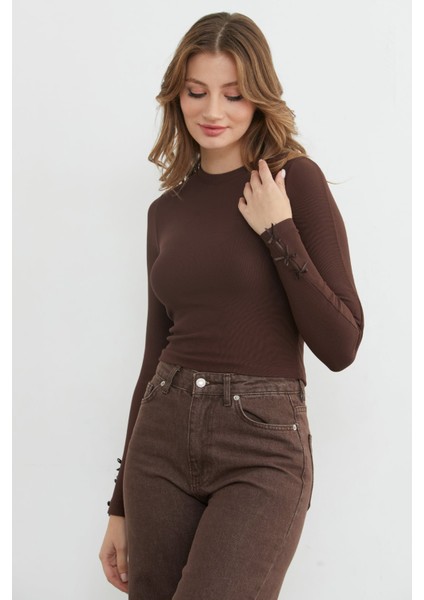 Fitilli Kolları Fiyonk Detaylı Bluz modelleri