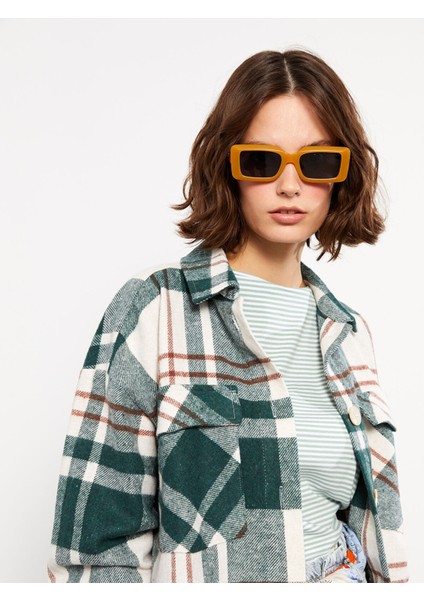 Yeni Sezon Ekose Uzun Kollu Flanel Oversize Kadın Oduncu Gömlek Ceket modelleri