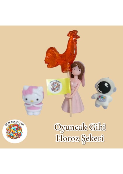 Horoz Şekeri (42'li) Kutu Kırmızı Renk Karışık Meyve Aromalı Ahşap Saplı (12 Gr) indirimleri