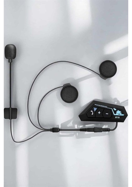 Kask Kulaklığı Motosiklet Intercom Interkom Dinleme Konuşma Özellikli Su Geçir - IH001U-4VQ9P indirimleri