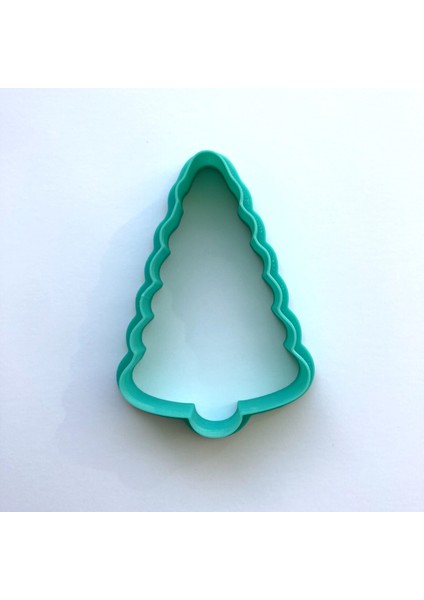 Yılbaşı Sofrası Için Çam Ağacı Figürlü Kurabiye Kalıbı | Noel Kutlamaları | Hamur, Kil ve Şeker Hamuru Damgası