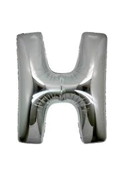 Gümüş Rengi Folyo Balon 1 Metre