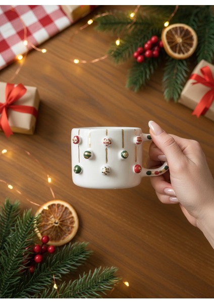 Kış Süslemeli Seramik Kupa fiyatları