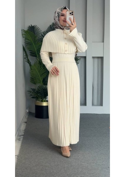 Triko Elbise pliseli palerinli boydan standart