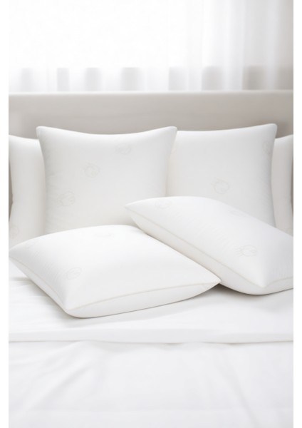 Yün Yastık - 50X70 cm - Yoğun Yün Dolgulu - 6 Adet