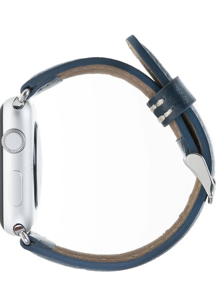 Apple Watch Uyumlu Deri Kordon 38-40-41MM Snb Lacivert modelleri