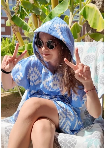 Unısex Müslin Çocuk Panço fiyatları