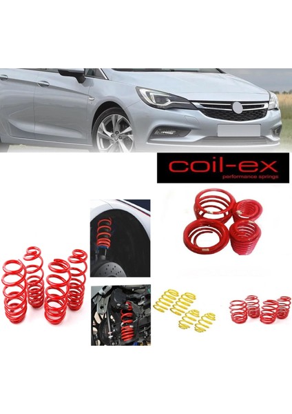 Opel Astra K 2015.2021 Coil-Ex 3.5 cm Spor Helezon Yay