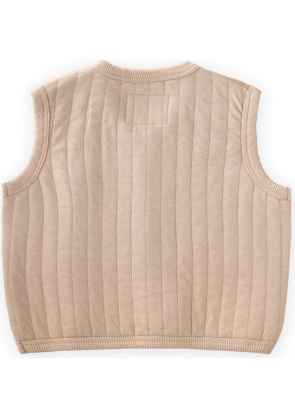 Kapitone Yelek 0-4 Yaş Bej fiyatları