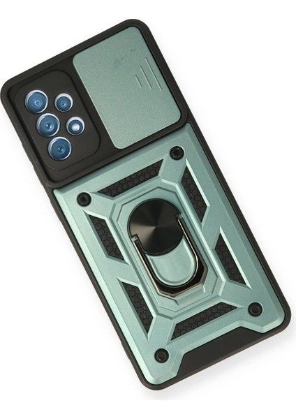 Samsung Galaxy A32 Kılıf Pars Lens Yüzüklü Silikon - YEŞIL-(5796) - MR000K-1FNJ74 modelleri