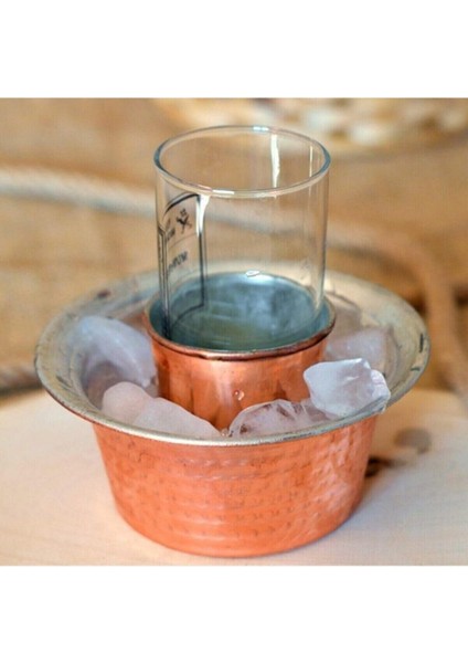 Aybaba Store 2&apos;li Bakır Ehlikeyf - El Yapımı 2 Ehli Keyf Rakı Bardaklık Ehl-I Keyif Meşrubat Bardağı
