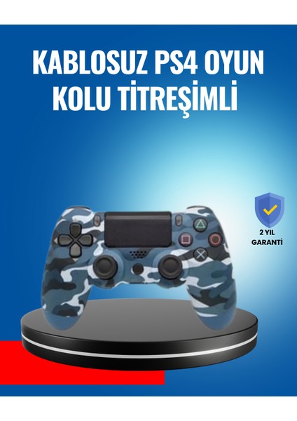 Bluetooth Kablosuz Ps4 Gamepad Çift Motorlu Siyah Controller - MR000K-1FN5H0
