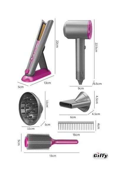 Oyuncak Profesyonel Saç Kurutma Makinesi, Iyonik Saç Kurutma Makinesi, Saç Maşası,difüzörlü Saç Kurutma Makinesi, Masaj Tarağı, Aile ve Kuaför Salonları fiyatları