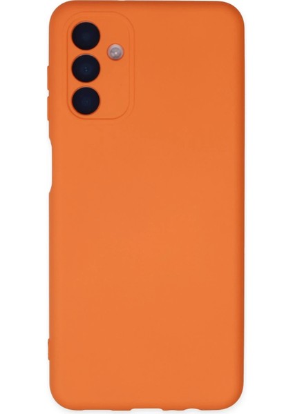Samsung Galaxy A04S Kılıf Nano Içi Kadife Silikon - TURUNCU-(5796) - MR000K-1FN6A4