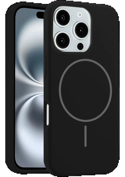 iPhone 16 Pro Max Kılıf Jully Magsafe Kapak - SIYAH-(5796) - MR000K-1FUCT6
