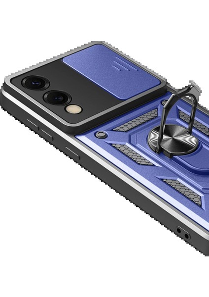 Samsung Galaxy S25 Edge Pars Lens Yüzüklü Silikon - LACIVERT-(5796) - MR000K-1FN9Z2 fırsatları