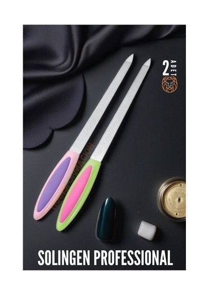 Hsnet Çelik Tırnak Törpüsü 2 Adet Solingen Profesyonel - MR000K-1G3QL6