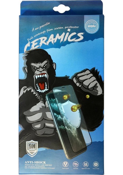 Iphone 11 Pro Max 34D Izgaralı Cam