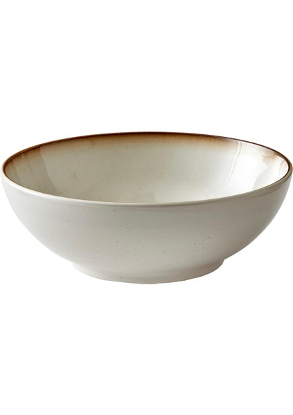 Salata Kasesi, Kase/taş Kase, Bulaşık Makinesinde Yıkanabilir, 30 cm Çapında, Krem/krem modelleri