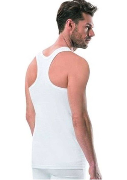 3 Adet Tutku Ribana Spor Erkek Beyaz Atlet 0118 fiyatları