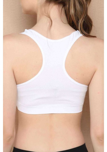 Elite Life Geniş Askılı Kadın Destekli Sporcu Büstiyer Beyaz Sütyen 777 fiyatları