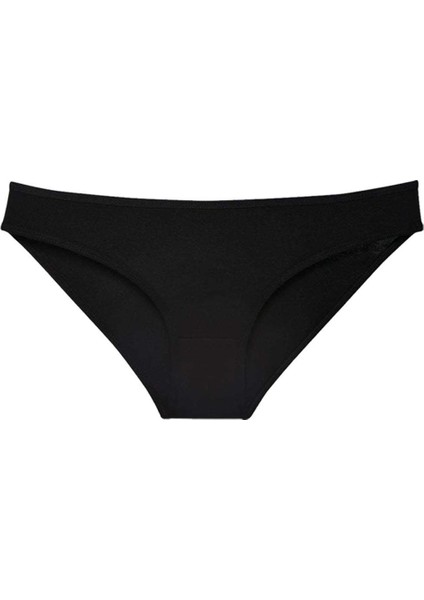 Siyah Kadın Günlük Pamuklu Likralı Özel Poşet Içinde Taşınabilir Acil Durum Slip Külot fiyatları