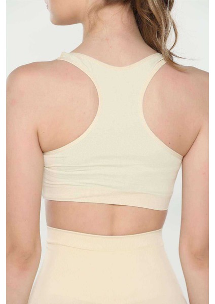Elite Life Geniş Askılı Kadın Destekli Sporcu Büstiyer Ten Sütyen 777 fiyatları