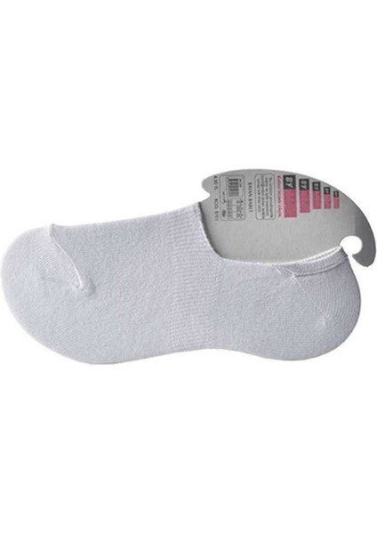 Beyaz Kadın Babet Çorap 12 Çift modelleri