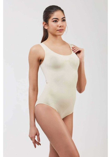 Elit Life Geniş Askılı Kadın Dikişsiz Çıtçıtlı Slip Body Ten 878 modelleri