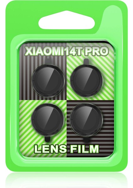 Xiaomi Mi 14T Pro Raze Metal Kamera Lens - Siyah