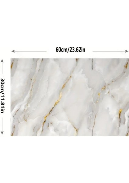Vinil Beyaz Mermer Desenli Alüminyum Plastik Duvar Sticker fırsatları