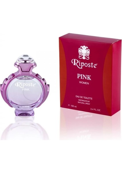 Riposte 24 Saat Etkili Kadın Parfüm - Pink - For Women 100 ml