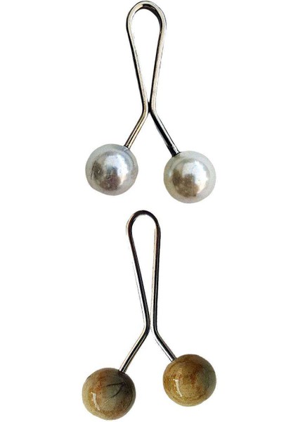 2 Adet Tesettür Eşarp ve Şal Klipsi Set 6