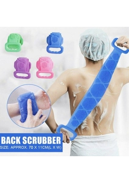 Silikon Çift Taraflı Banyo Kesesi Büyük Boy