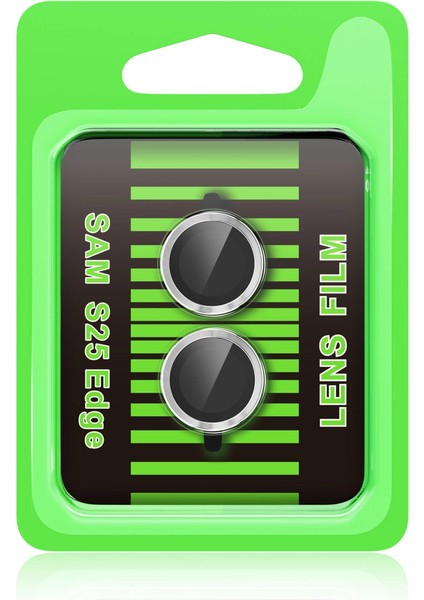 Samsung Galaxy S25 Edge Raze Metal Kamera Lens - Gümüş