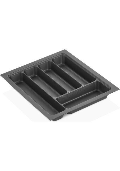 Tiny Antrasit 5 Gözlü Kaşıklık 30X36 cm ROYALEKS-ACERO-20376