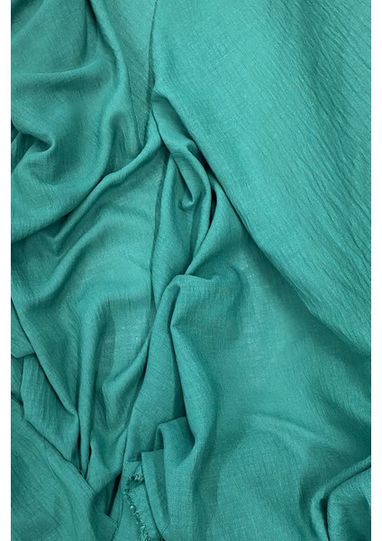 Keten Kumaş - Organik Kumaş - Perde Kumaşı - Ince Keten - Kıyafet Için Kumaş Örtü Koyu Yeş fiyatları