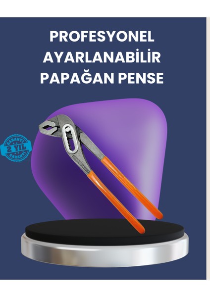 Ayarlanabilir Papağan Pense Çelik Gövde Profesyonel Kurbağacık - MR000K-1FS878