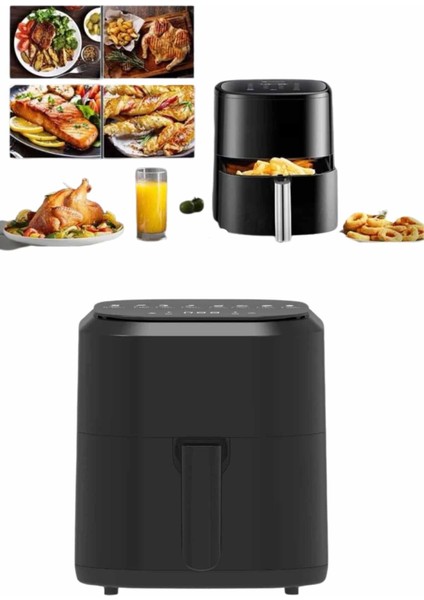 4l Airfryer Hazneli Hava Fritözü Yağsız Fritöz Taşınabilir Fırın Işlevi G - MR000K-1FYAF indirimleri