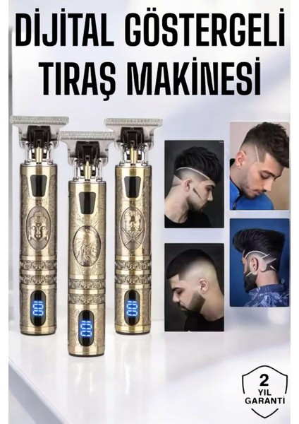 Tıraş Makinesi Çizik Tıraş Paslanmaz Çelik Uzun Ömürlü Şarjlı - MR000K-1FY2I9