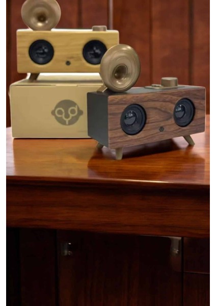 Çalar Radyo Müzik Kutusu Nostaljik Hoparlör Speaker - MR000K-1FXGS2 fırsatları