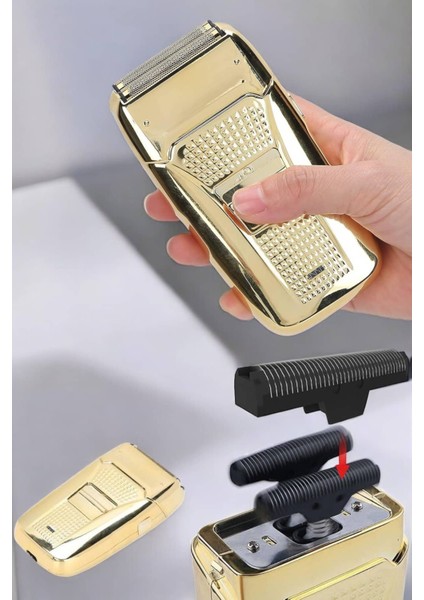 Tıraş Makinesi Paslanmaz Çelik Şarjlı Taşınabilir - MR000K-1FXHJ4 fiyatları