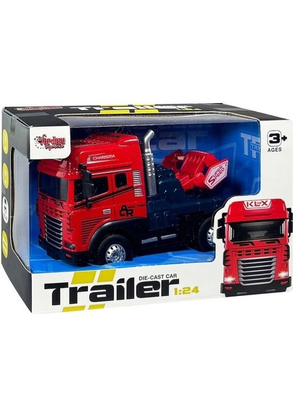 KLX800-247 Sürtmeli Işıklı Müzikli 1:24 Çekici (Tır Kafası)