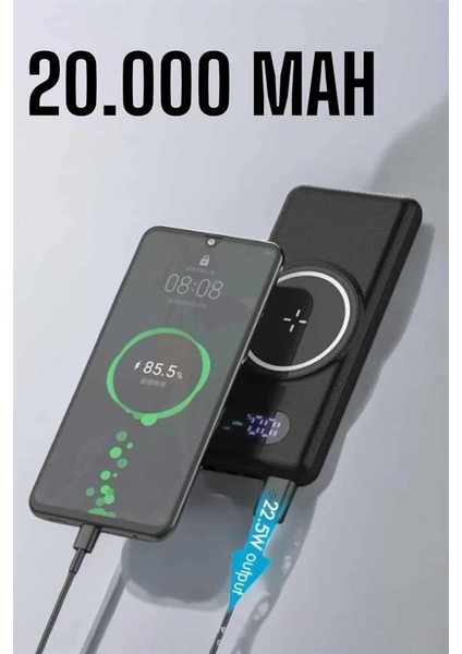 Powerbank Taşınabilir 10.000 Mah Hızlı Şarj Dijital Göstergeli fırsatları