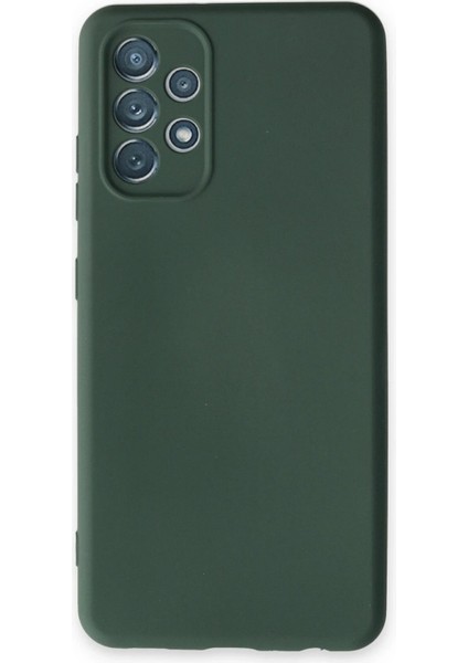 Samsung Galaxy A13 4g Kılıf Nano Içi Kadife Silikon - Koyu YEŞIL-(5796) - MR000K-1FIV60
