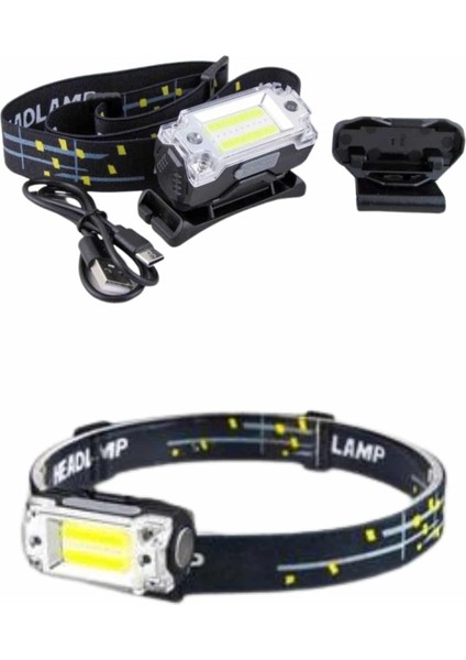 Yüksek Işıklı Şarjlı ve Sensörlü LED Kafa Lambası Kamp Lambası - MR000K-1FYES1 indirimleri